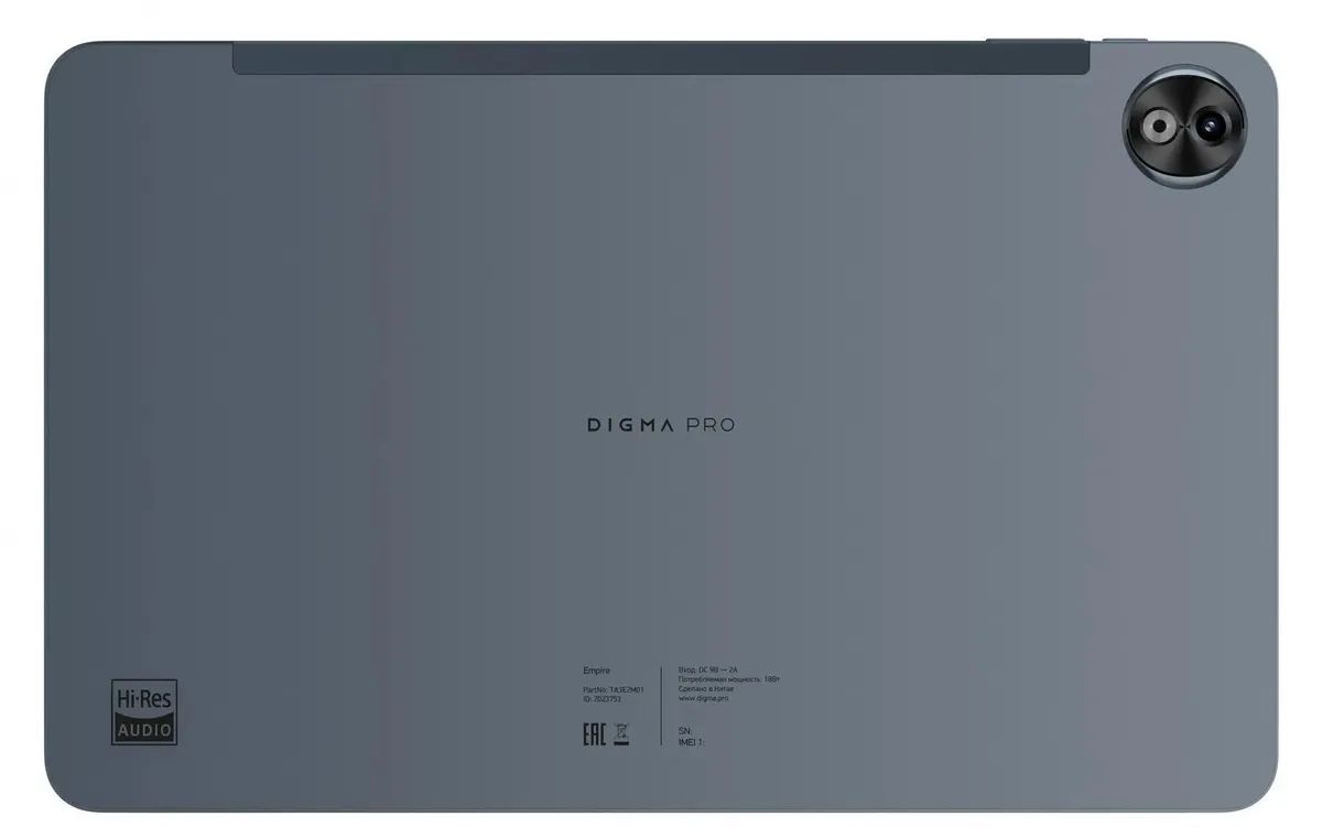 картинка Планшет 11" Digma Pro Empire G99 серый 12" 2000x1200 In-Cell 8/256GB 2Sim Android 14 4G (TA3E2M01) от магазина бытовой техники и электроники «Тантал»