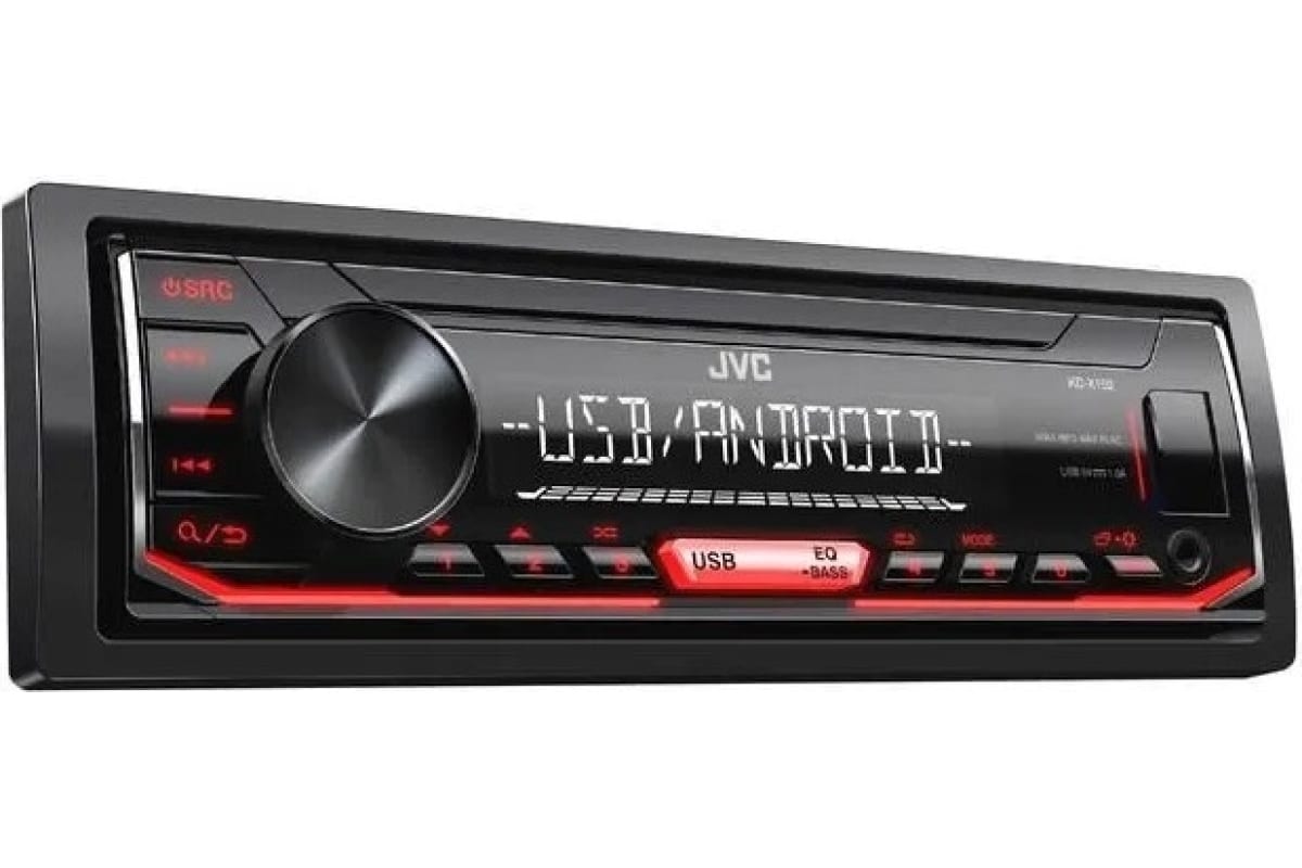 картинка Автомагнитола JVC KD-X152M 1DIN 4x50Вт от магазина бытовой техники и электроники «Тантал»
