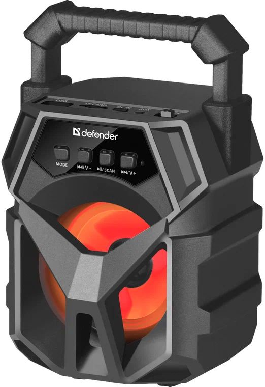 картинка Портативная акустика Defender G98 5Вт 1200мАч черный (65098) от магазина бытовой техники и электроники «Тантал»