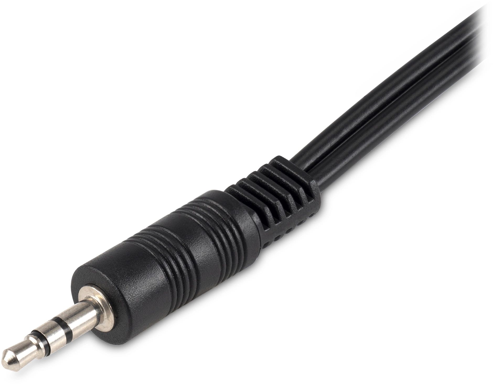 картинка Переходник Buro 2xJack 3.5(f) - Jack 3.5 0.2м черный (BU-2XJACK-JACK) от магазина бытовой техники и электроники «Тантал»