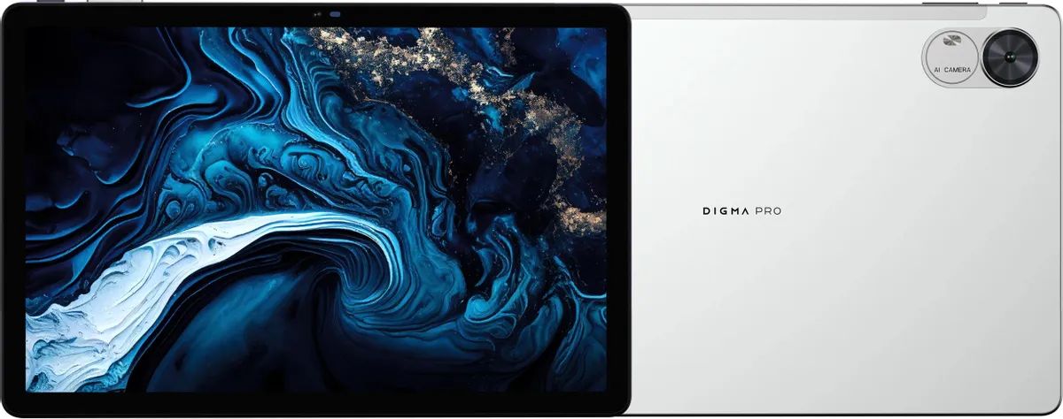 картинка Планшет 10.1" Digma Pro Infinity серебристый In-Cell 1920x1200 8Gb/256Gb 2Sim Android 14 3G/4G (TA3E0M01) от магазина бытовой техники и электроники «Тантал»