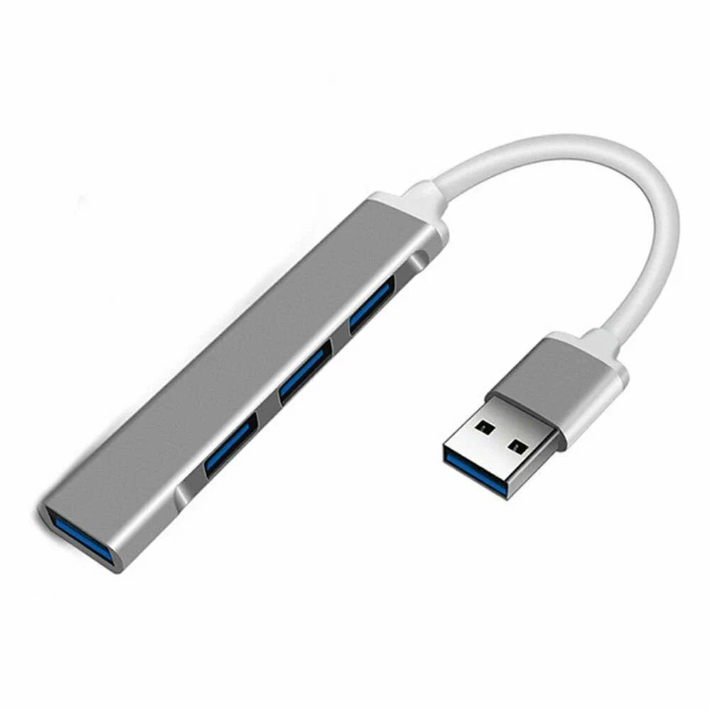 картинка Разветвитель USB 3.0 Orient CU-322 4 порт. серебристый от магазина бытовой техники и электроники «Тантал»