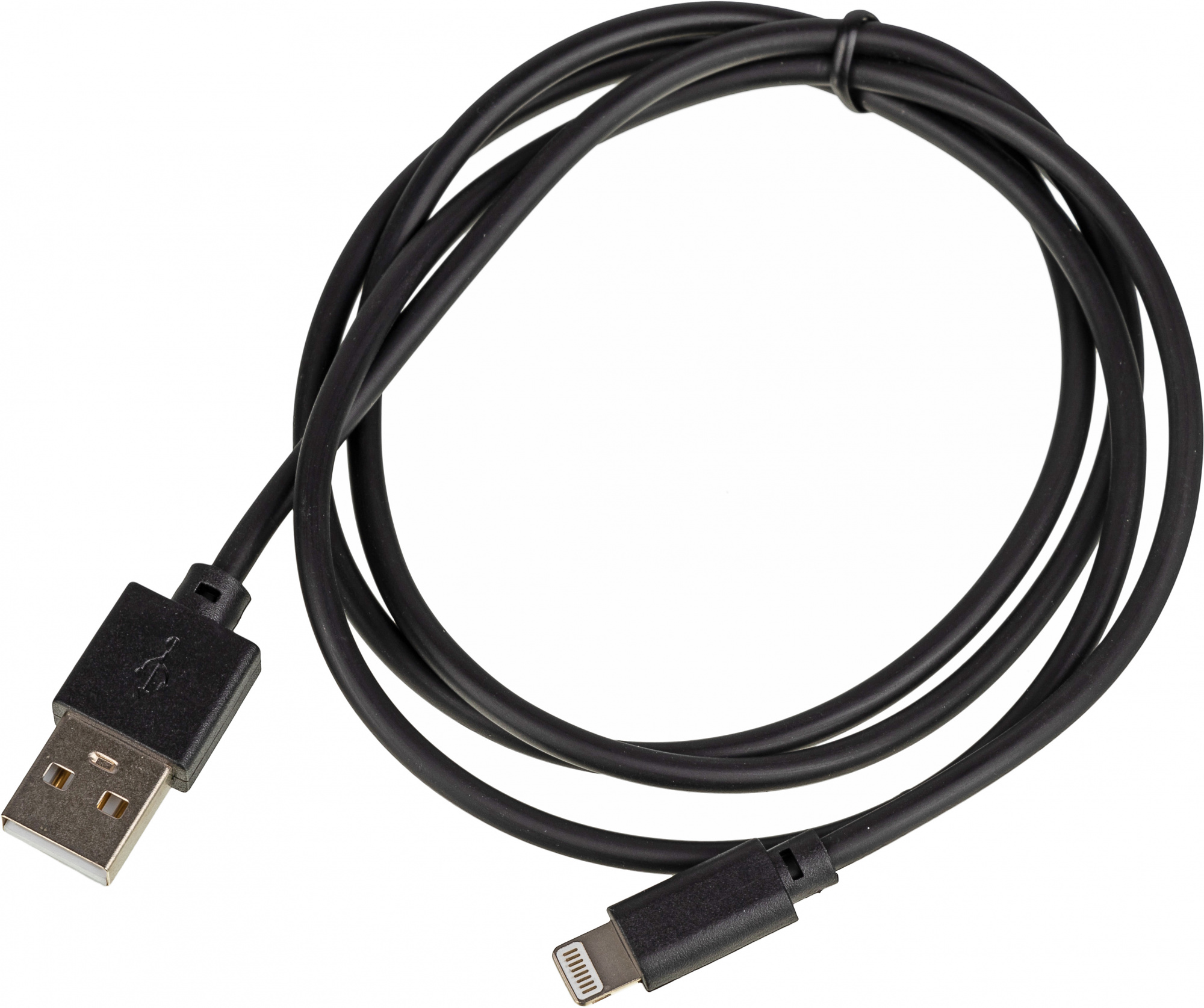 картинка Кабель Harper USB 2.0 Type-A - Lightning быстрая зарядка 1м черный (V0028185) от магазина бытовой техники и электроники «Тантал»
