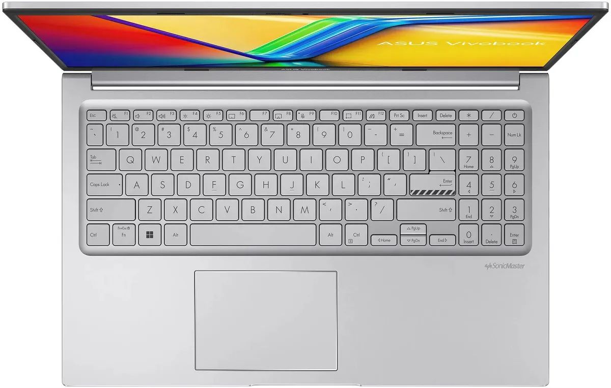 картинка Ноутбук 15.6" Asus VivoBook X1504VA-BQ4056 серебристый Core 5-120U 16GB/512GB IntelGr noOS (90NB13Y2-M02FT0) от магазина бытовой техники и электроники «Тантал»