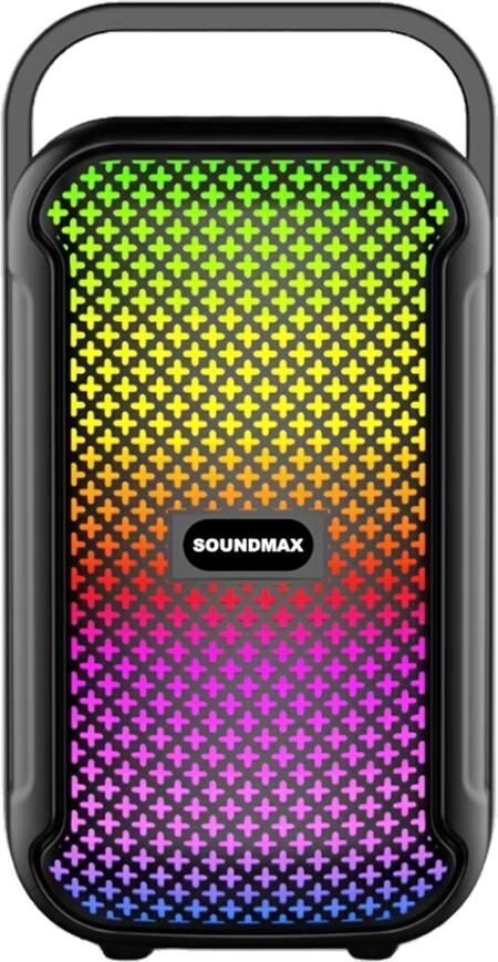 картинка Портативная колонка Soundmax SM-PS5041B 20Вт 2.0 1200mAh microSD черный от магазина бытовой техники и электроники «Тантал»
