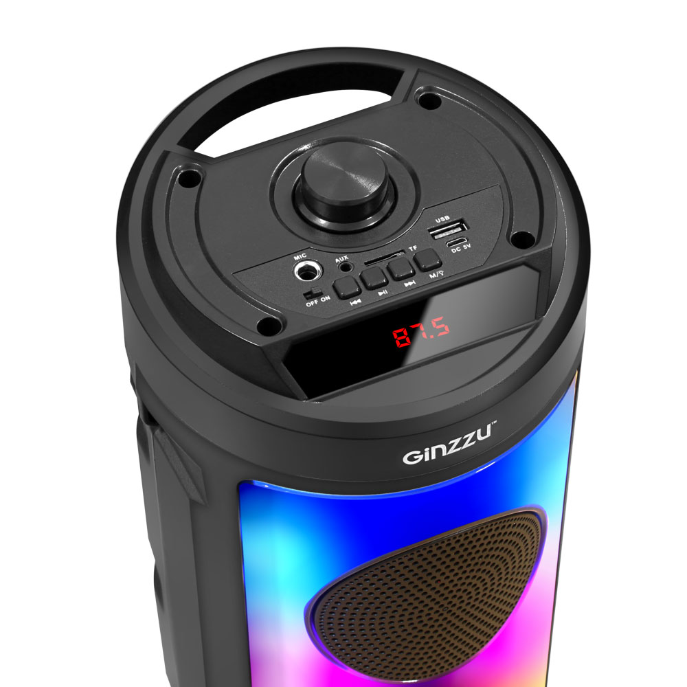 картинка Портативная акустика Ginzzu GM-231 Midi 2.0 20Вт черный от магазина бытовой техники и электроники «Тантал»