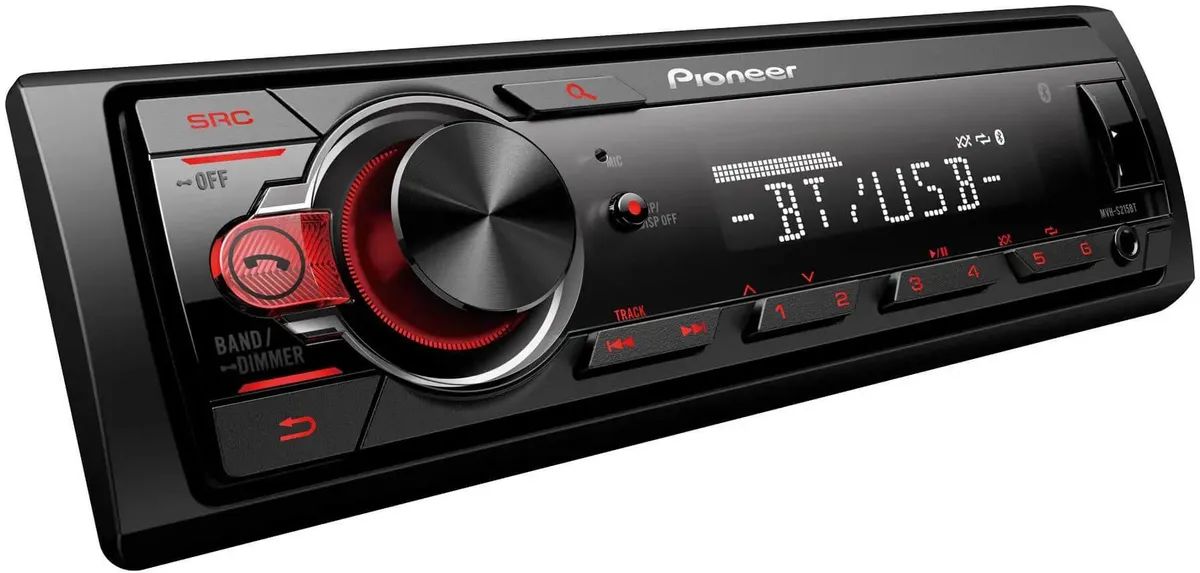 картинка Автомагнитола Pioneer MVH-S215BT 1DIN 4x50Вт от магазина бытовой техники и электроники «Тантал»