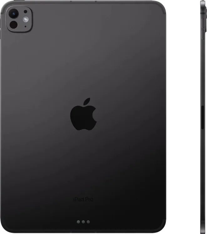 картинка Планшет 11" Apple iPad Pro 2024 M4 черный космос OLED 2420x1668 8Gb/256Gb iOS 5G (MVW13LL/A) от магазина бытовой техники и электроники «Тантал»