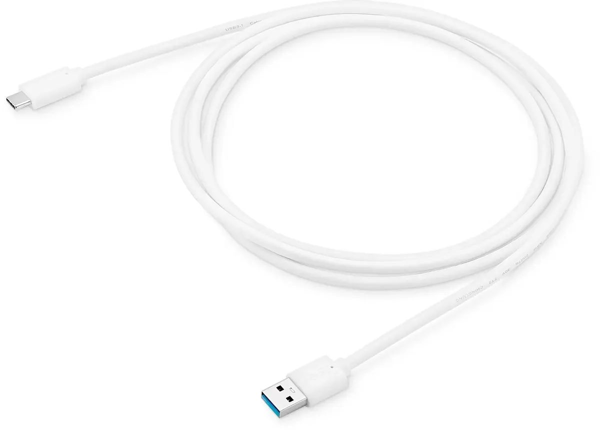 картинка Кабель Buro USB 3.2 Type-A - Type-C 1м белый (BU-USB3.2-AC-1MW) от магазина бытовой техники и электроники «Тантал»