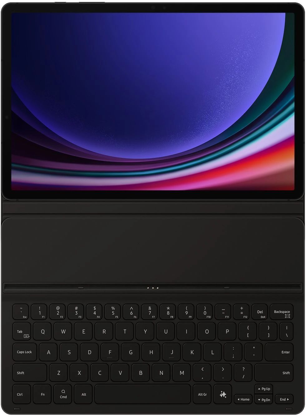 картинка Чехол-клавиатура Samsung для Samsung Galaxy Tab S10 FE EF-DX720UBRGRU поликарбонат/полиуретан черный от магазина бытовой техники и электроники «Тантал»