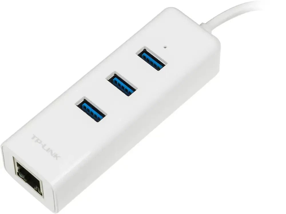 картинка Стыковочная станция TP-Link UE330 3-портовый концентратор и гигабитный адаптер USB 3.0 от магазина бытовой техники и электроники «Тантал»