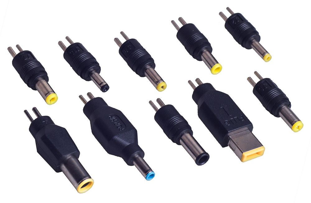 картинка Блок питания Buro BUM-1130M90 ручной 90W 12V-20V 11-connectors 3.75A 1xUSB 1A от бытовой электросети LED индикатор от магазина бытовой техники и электроники «Тантал»