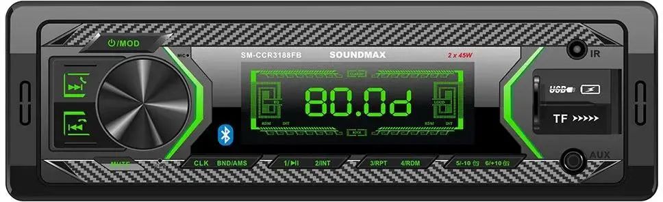 картинка Автомагнитола Soundmax SM-CCR3188FB 1DIN 2x45Вт от магазина бытовой техники и электроники «Тантал»