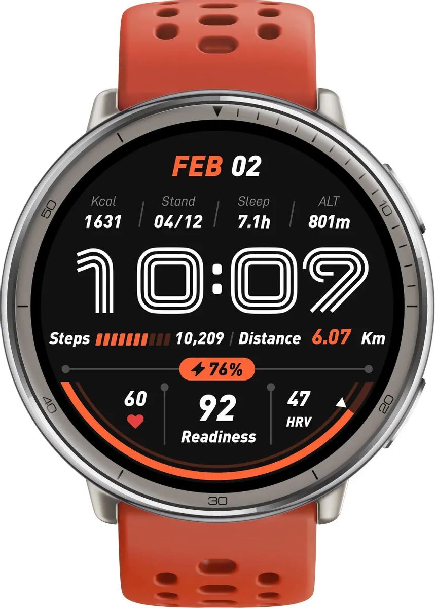 картинка Смарт-часы Amazfit Active 2R A2437 Premium 1.32" 150-210мм черный/серебристый (1746931) от магазина бытовой техники и электроники «Тантал»