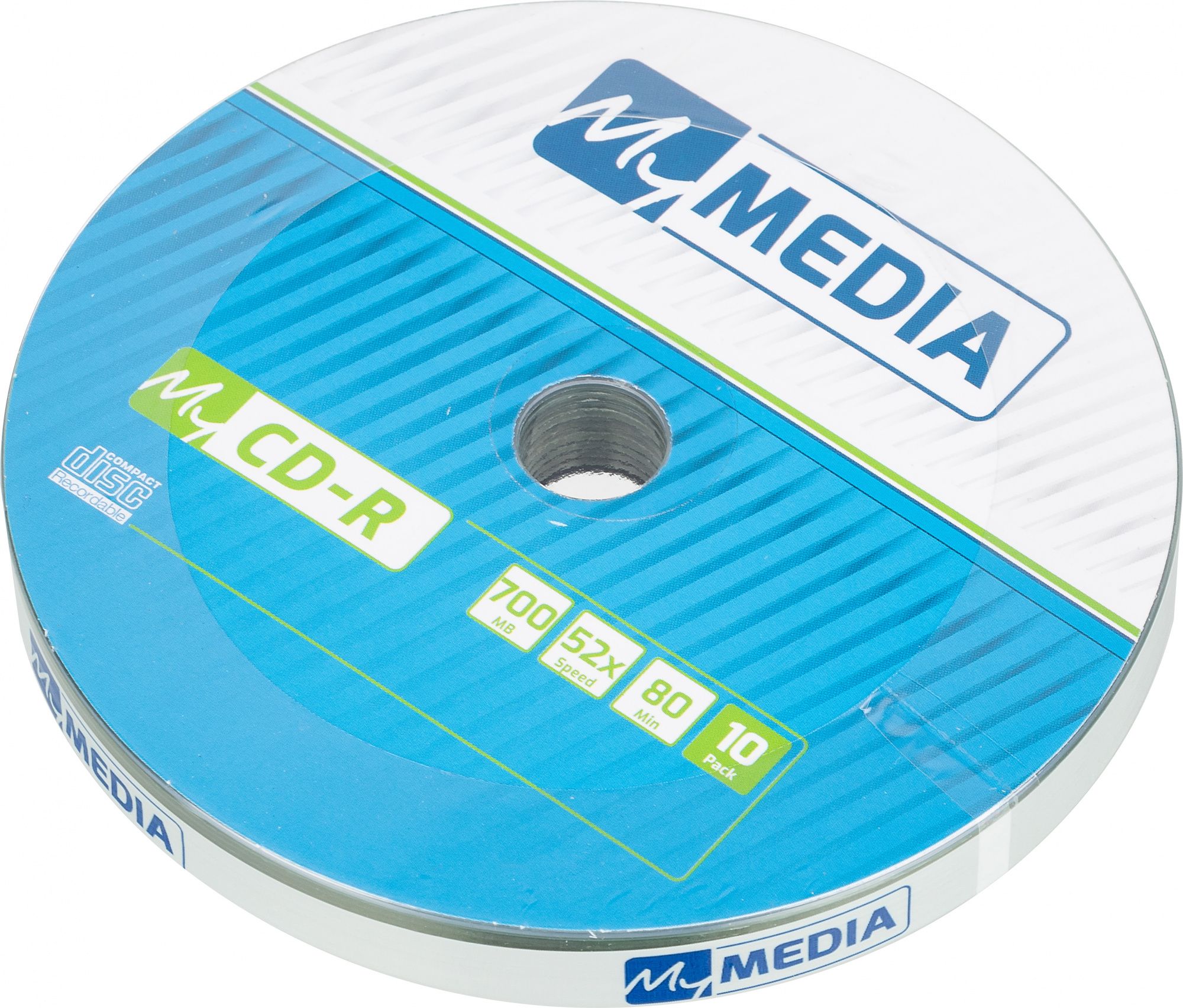картинка Диск CD-R MyMedia 700Mb 52x Pack wrap (10шт) (69204) от магазина бытовой техники и электроники «Тантал»