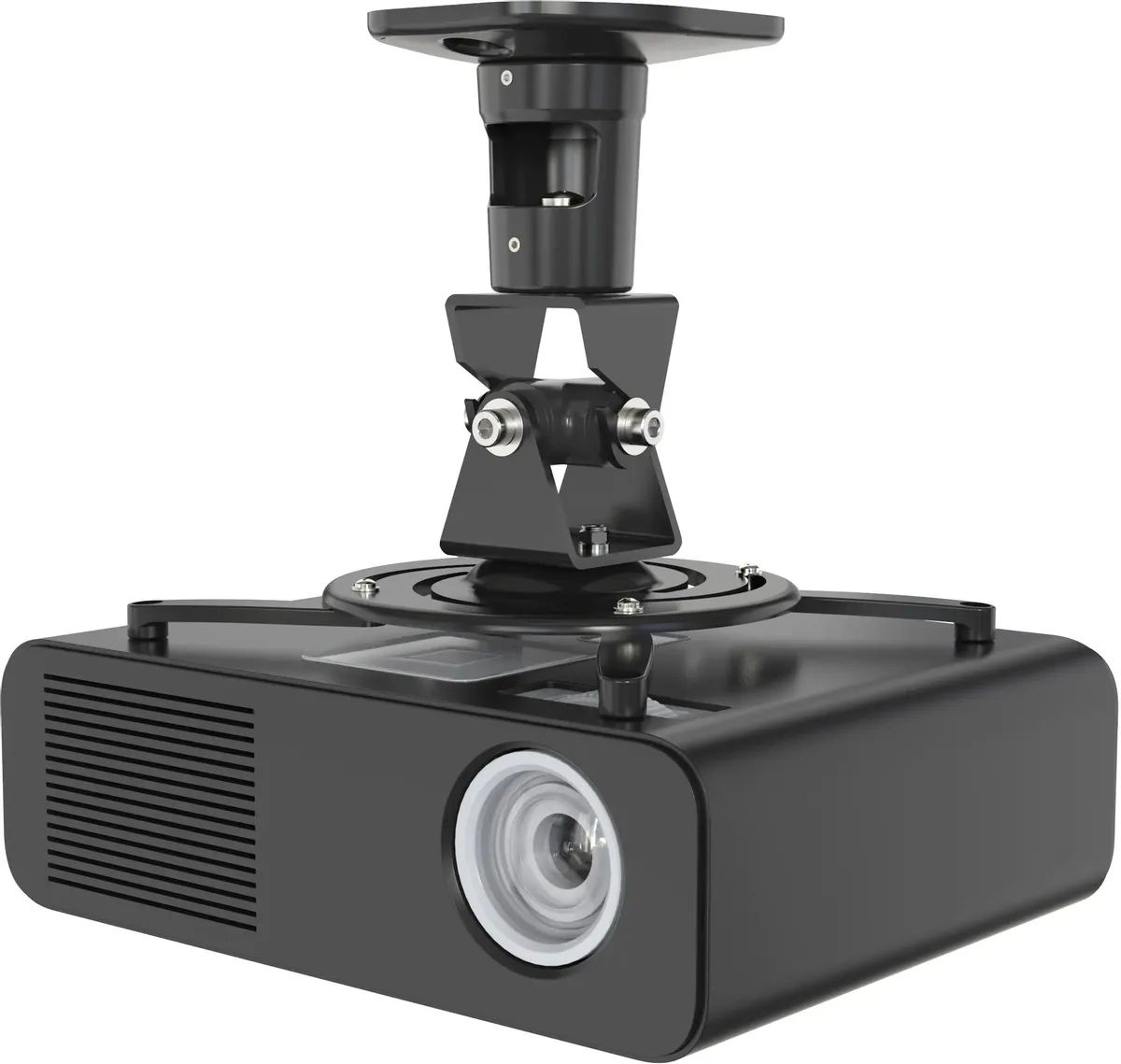 картинка Кронштейн для проектора Cactus CS-VM-PR01-BK черный макс.10кг потолочный поворот и наклон от магазина бытовой техники и электроники «Тантал»
