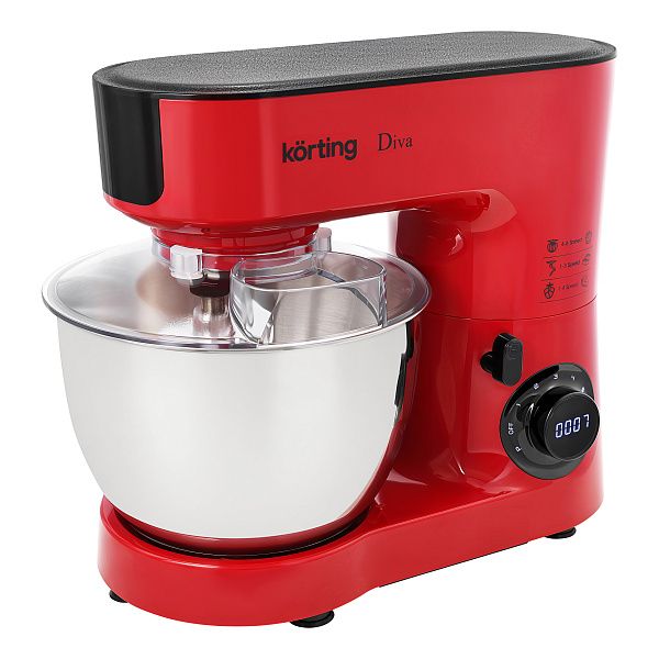 картинка Кухонная машина Korting KKM 0103 Diva 6.3л 1500Вт красный от магазина бытовой техники и электроники «Тантал»