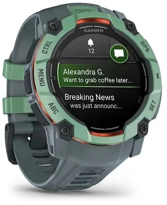картинка Смарт-часы Garmin Instinct 3 1.3" 141–213мм серый/бирюзовый (010-03020-01) от магазина бытовой техники и электроники «Тантал»