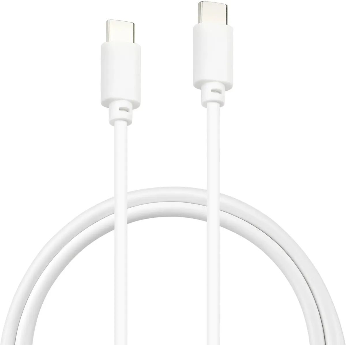 картинка Кабель Buro USB 2.0 Type-C - Type-C 1м белый (PD15W) от магазина бытовой техники и электроники «Тантал»