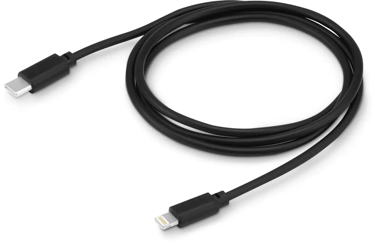 картинка Кабель Buro USB 2.0 Type-C - Lightning PD 1м черный (PD18W) от магазина бытовой техники и электроники «Тантал»