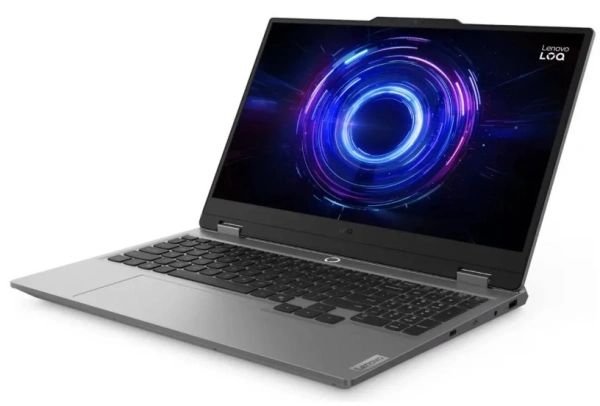 картинка Ноутбук 15.6" Lenovo LOQ 15IRX10 серый i5-13450HX 16GB/512GB RTX5050 W11Home (83JE002KUS) от магазина бытовой техники и электроники «Тантал»