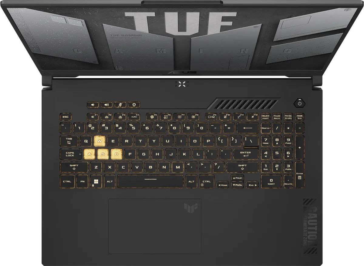 картинка Ноутбук 17.3" Asus TUF Gaming FX707VJB-HX100 серый Core 5 210H 16GB/512GB RTX 3050 6GB NoOS (90NR0MY5-M003R0) от магазина бытовой техники и электроники «Тантал»