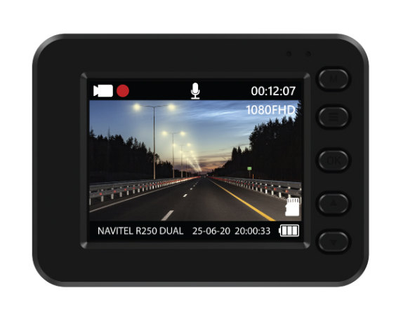 картинка Видеорегистратор Navitel R250 DUAL DVR черный 1Mpix 1080x1920 от магазина бытовой техники и электроники «Тантал»