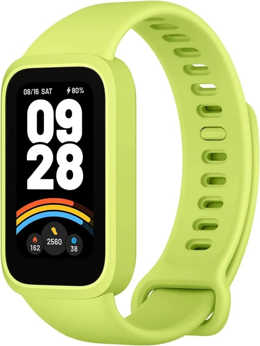картинка Фитнес-браслет Xiaomi Smart Band 9 Active 1.47" 135-215мм зеленый (BHR08L1GL) от магазина бытовой техники и электроники «Тантал»