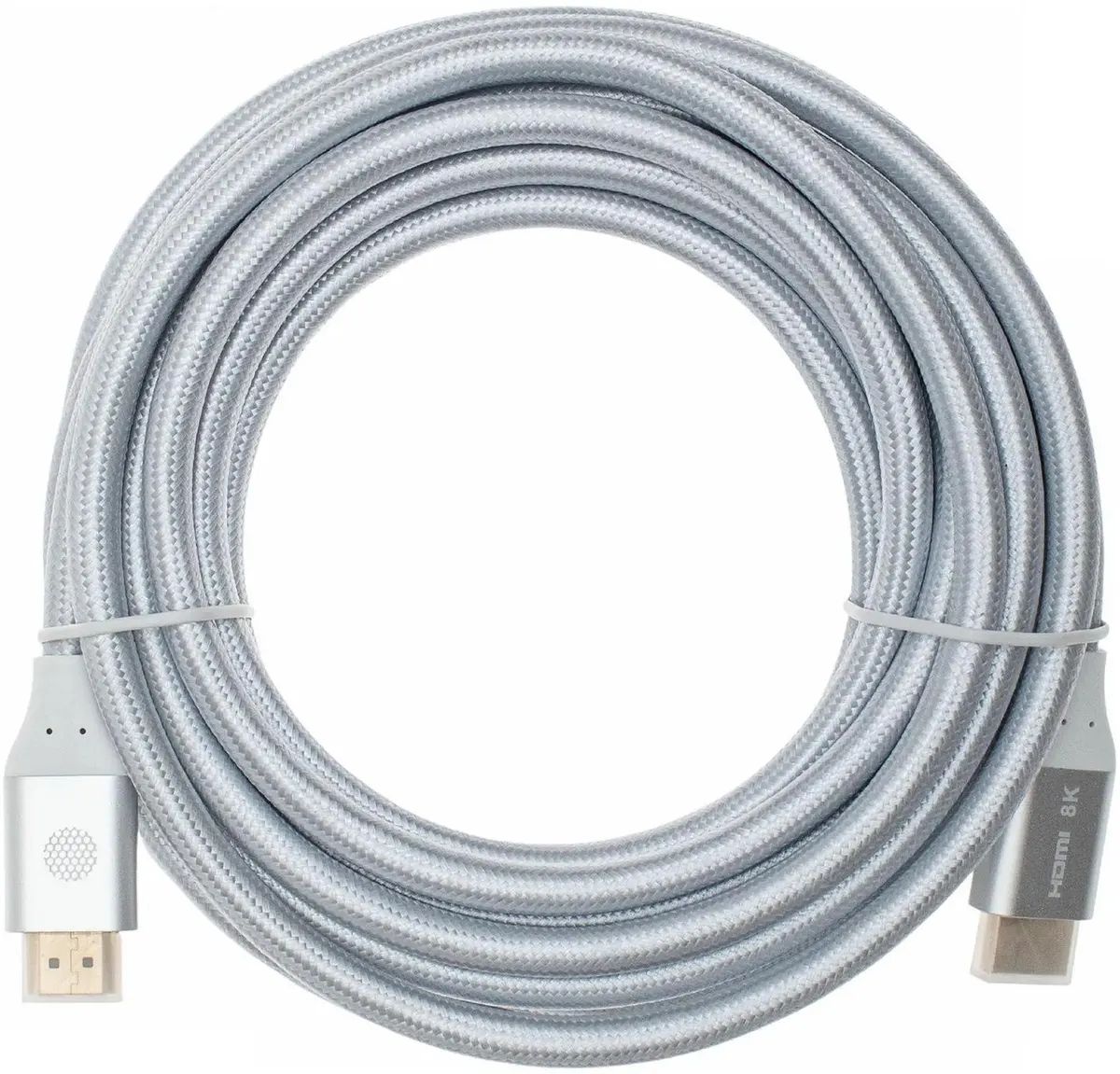 картинка Кабель Cactus HDMI - HDMI ver 2.1 5м серебристый (CS-HDMI.2.1-5) от магазина бытовой техники и электроники «Тантал»
