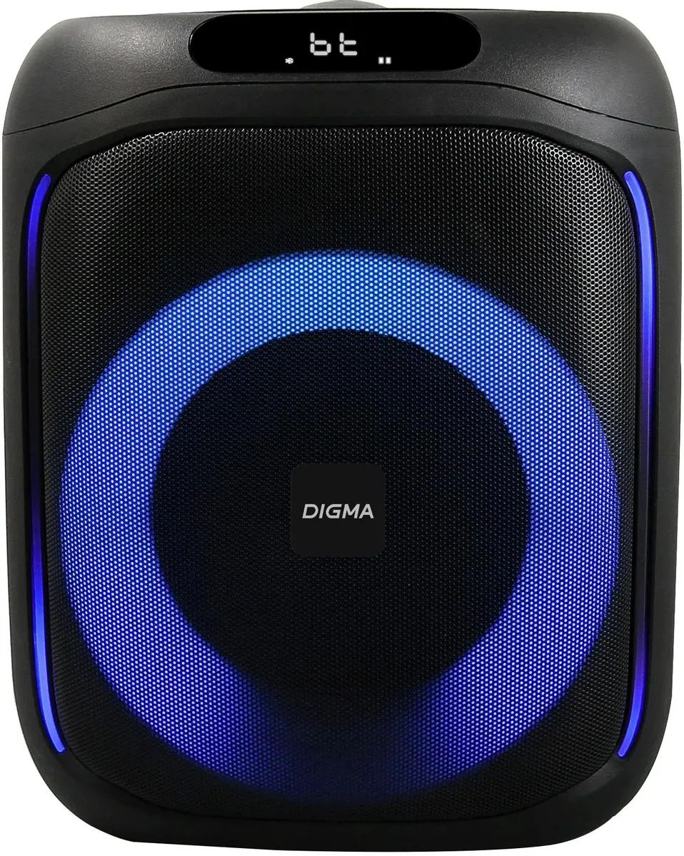 картинка Минисистема Digma D-MC1700 30Вт черный от магазина бытовой техники и электроники «Тантал»