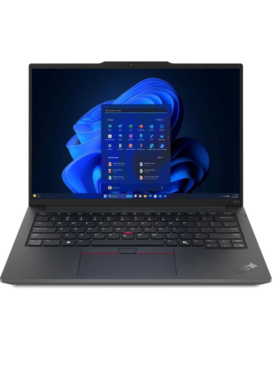 картинка Ноутбук 14" Lenovo ThinkPad E14 Gen6 черный Core Ultra 5 125H 16GB/512GB IntelArc W11Home (21M7A002CD) от магазина бытовой техники и электроники «Тантал»