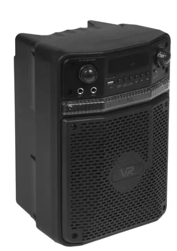 картинка Портативная акустика VR HT-D944V 20Вт LED 2000мАч черный от магазина бытовой техники и электроники «Тантал»