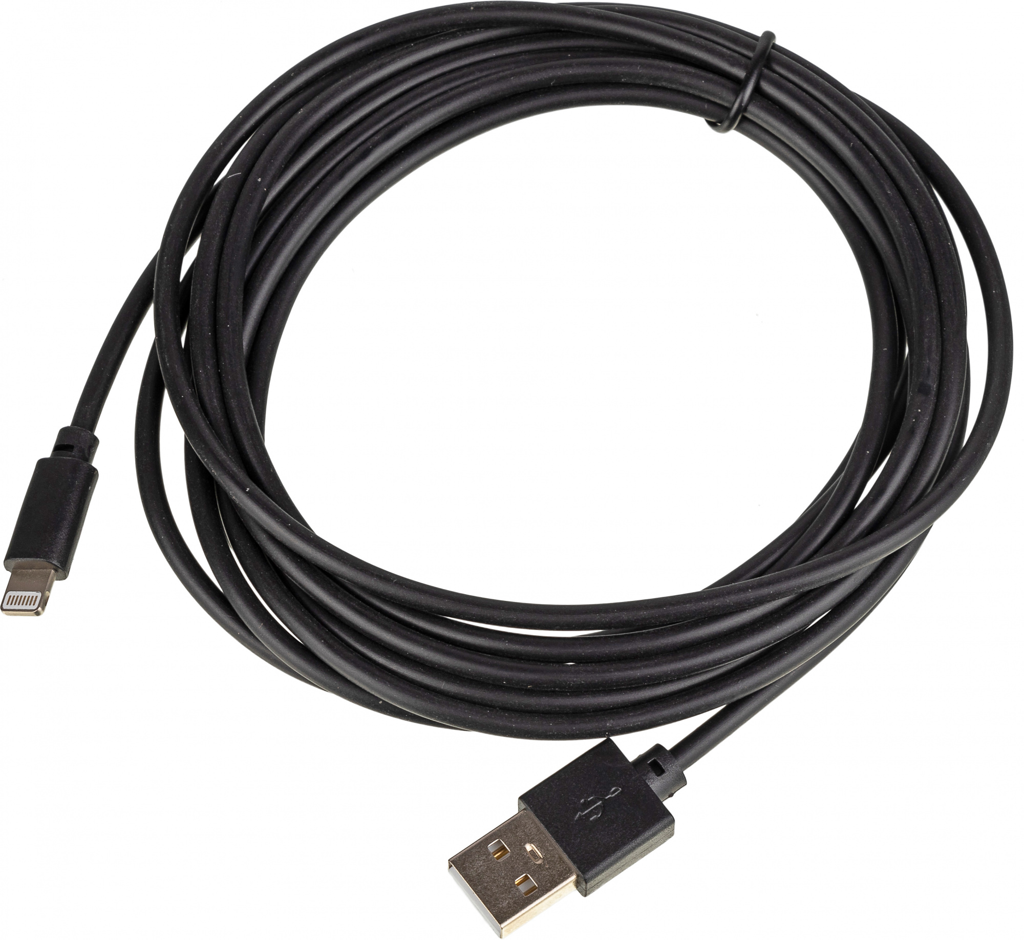 картинка Кабель USB (m)-Lightning (m) 3м черный от магазина бытовой техники и электроники «Тантал»
