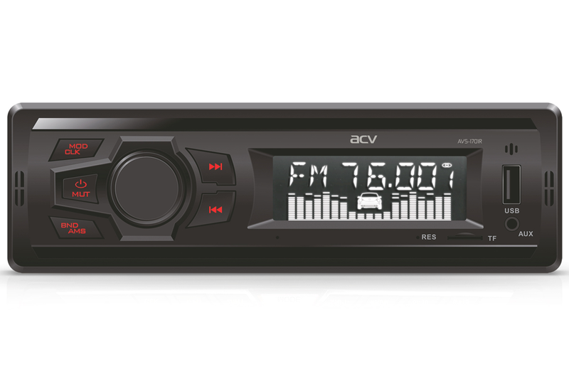 картинка Автомагнитола ACV AVS-1701R 1DIN 4x25Вт от магазина бытовой техники и электроники «Тантал»
