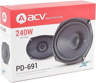 картинка Колонки автомобильные ACV PD-691 BEATS 6х9" (16х23см) 240Вт 91дБ 4Ом (ком.:2шт.) от магазина бытовой техники и электроники «Тантал»