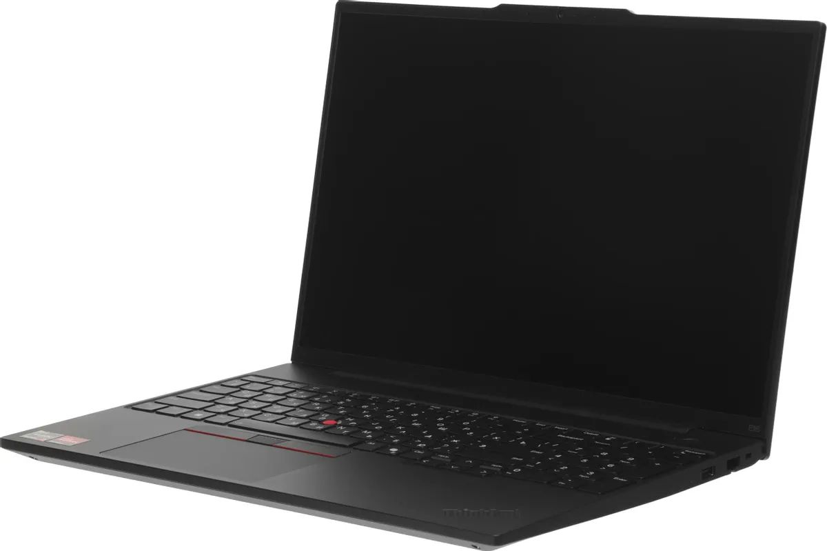 картинка Ноутбук 16" Lenovo ThinkPad E16 G2 черный Ryzen7-7735U 16Gb/512Gb AMD Radeon 680M noOS (21M6S1F000) от магазина бытовой техники и электроники «Тантал»