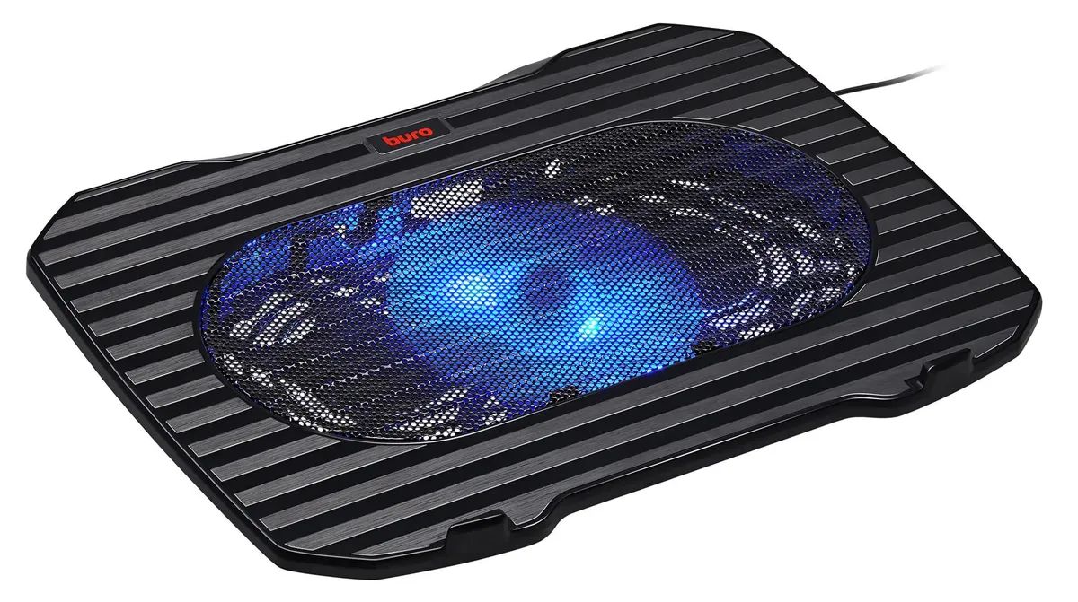 картинка Подставка для ноутбука Buro BU-LCP156-B114 15.6" металлическая сетка/пластик от магазина бытовой техники и электроники «Тантал»