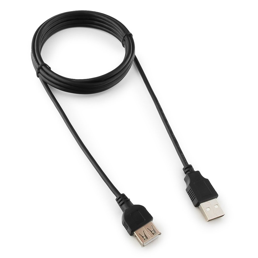 картинка Кабель-удлинитель Cablexpert Pro USB 2.0 Type-A - Type-A(f) 1.8м черный (CC-USB2-AMAF-6B-N) от магазина бытовой техники и электроники «Тантал»