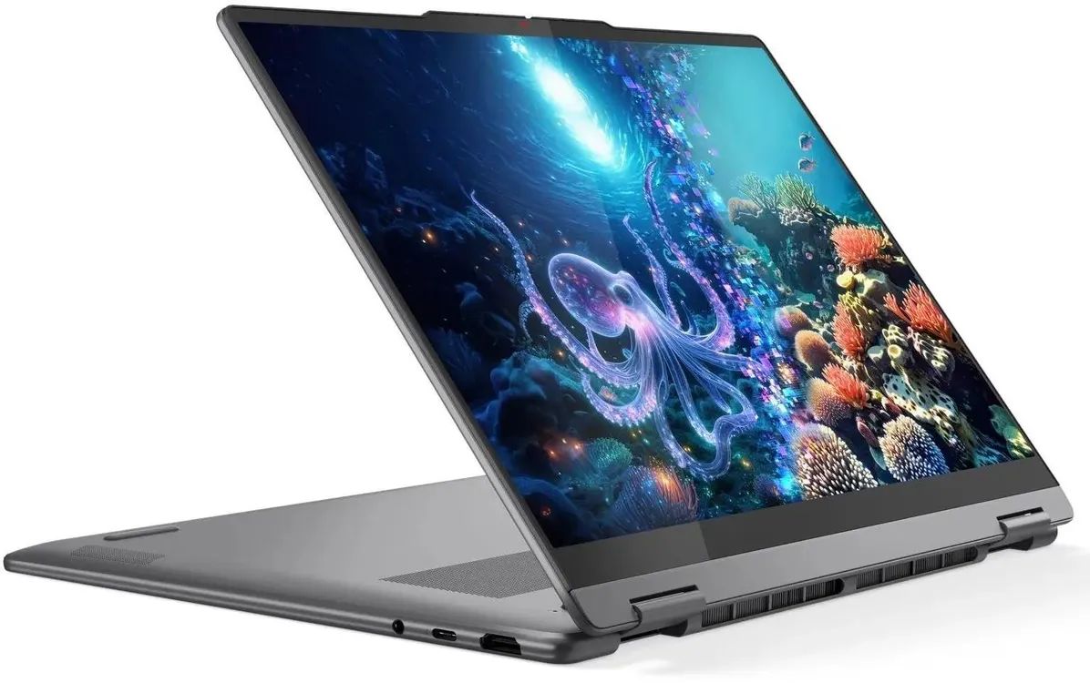 картинка Ноутбук 14" Lenovo Yoga 7 14ILL10 серый Touch Core Ultra 5 226V 16GB/512GB Intel Arc 130V noOS (83JQ003GRK) от магазина бытовой техники и электроники «Тантал»