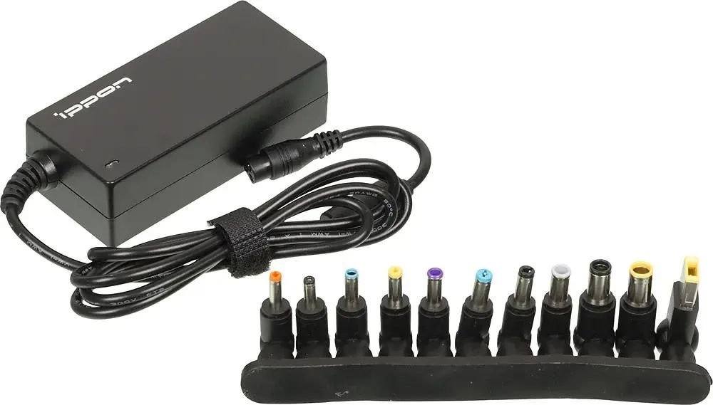 картинка Блок питания Ippon E40 автоматический 40W 18.5V-20V 11-connectors 0.7A от бытовой электросети LED индикатор от магазина бытовой техники и электроники «Тантал»
