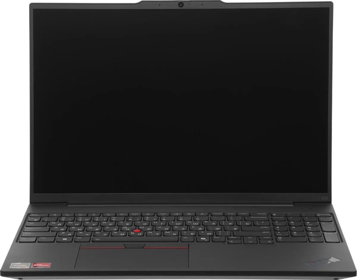 картинка Ноутбук 16" Lenovo ThinkPad E16 G2 черный Ryzen7-7735U 16Gb/512Gb AMD Radeon 680M noOS (21M6S1F000) от магазина бытовой техники и электроники «Тантал»