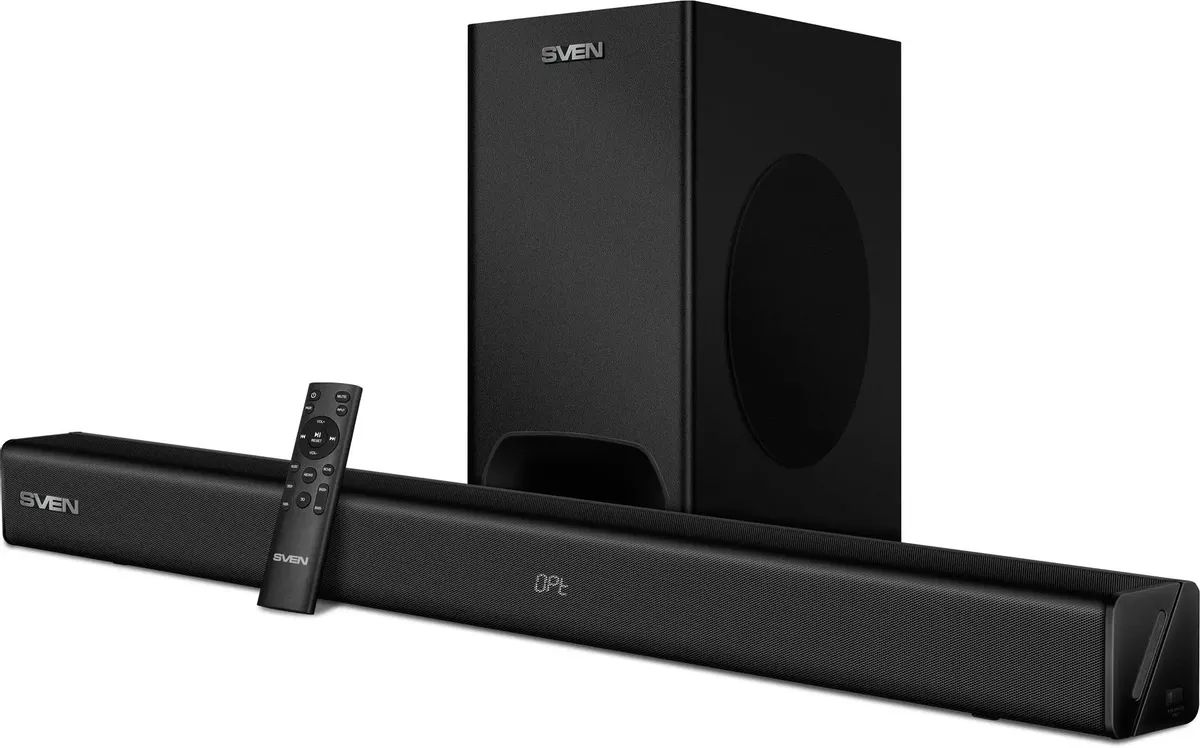 картинка Саундбар 2.0 Sven SB-2400DD 400Вт черный от магазина бытовой техники и электроники «Тантал»