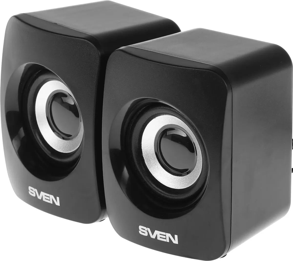 картинка Колонки 2.0 Sven 130 6Вт черный (SV-020224) от магазина бытовой техники и электроники «Тантал»