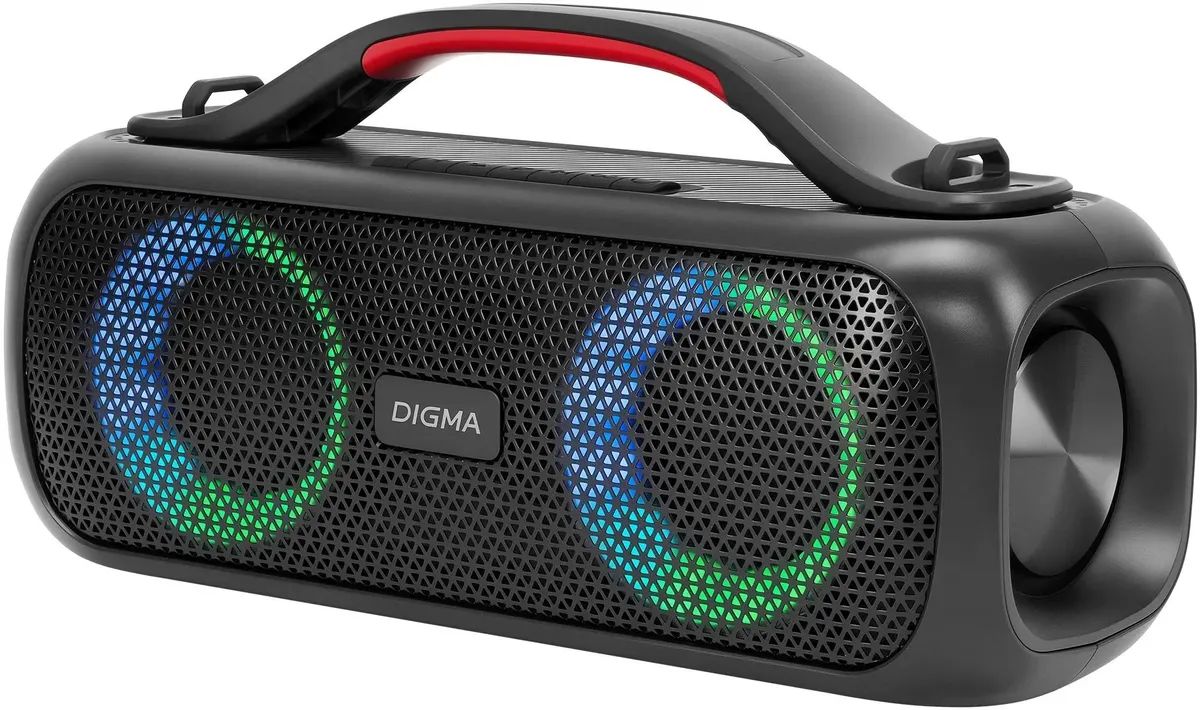 картинка Портативная акустика Digma D-PS1531 2.0 40Вт 3000мАч черный от магазина бытовой техники и электроники «Тантал»