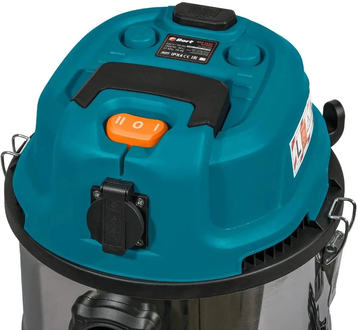 картинка Строительный пылесос Bort BSS-1630-STORM 1600Вт сухая/влажная синий (93417500) от магазина бытовой техники и электроники «Тантал»