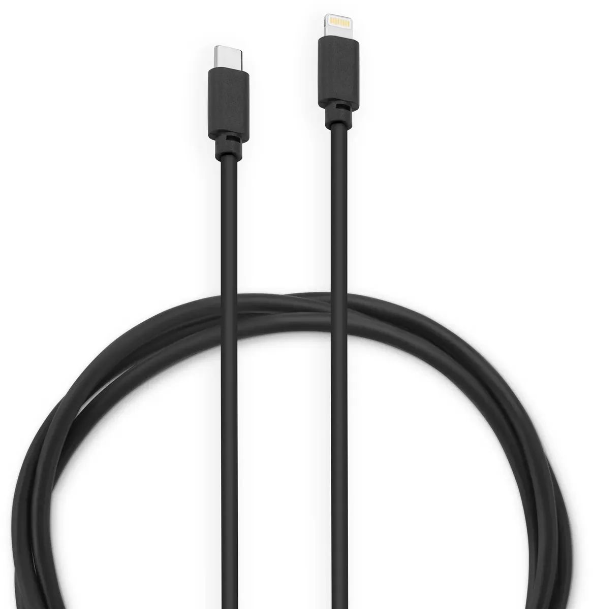 картинка Кабель Buro USB 2.0 Type-C - Lightning PD 1м черный (PD18W) от магазина бытовой техники и электроники «Тантал»