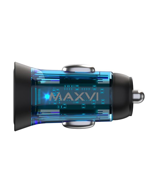 картинка Автомобильное З/У Maxvi CCM-MS603PD 6A USB-A USB-C черный от магазина бытовой техники и электроники «Тантал»