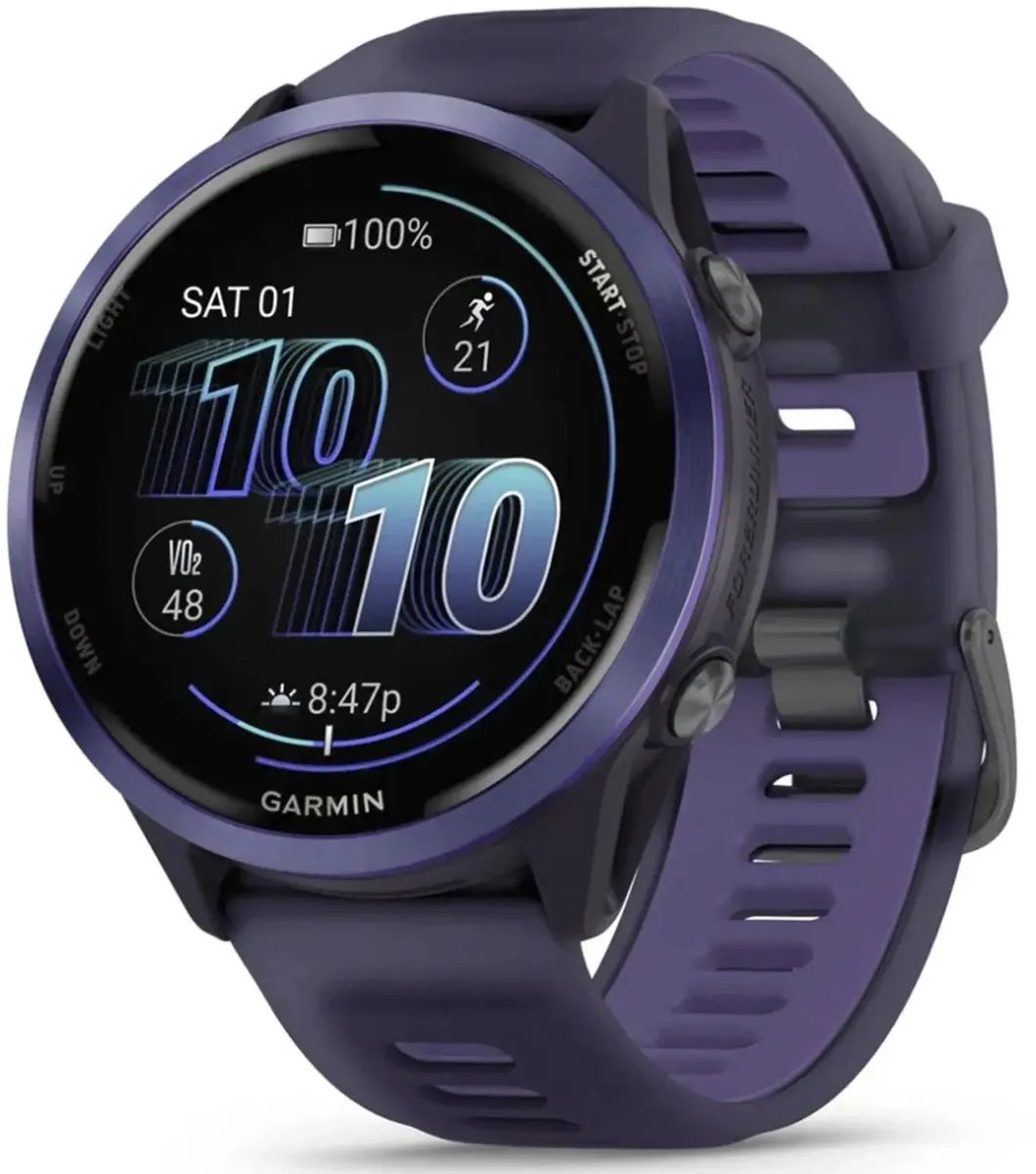 картинка Смарт-часы Garmin Forerunner 570 1.4" 135-205мм фиолетовый/фиолетовый (010-02971-02) от магазина бытовой техники и электроники «Тантал»