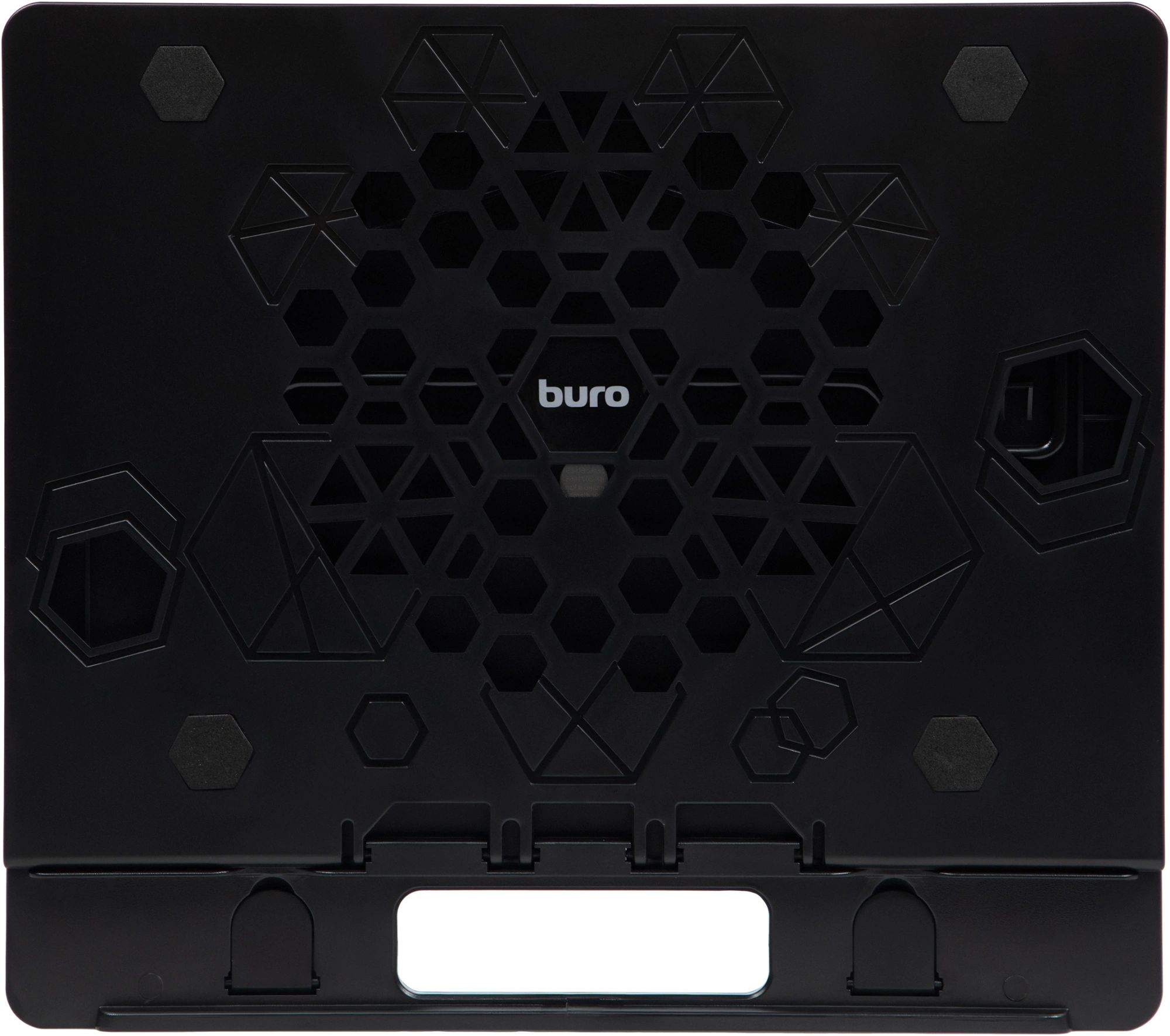 картинка Подставка для ноутбука Buro BU-LS130 15.6" 280x250x15мм 520г металл/пластик черный от магазина бытовой техники и электроники «Тантал»