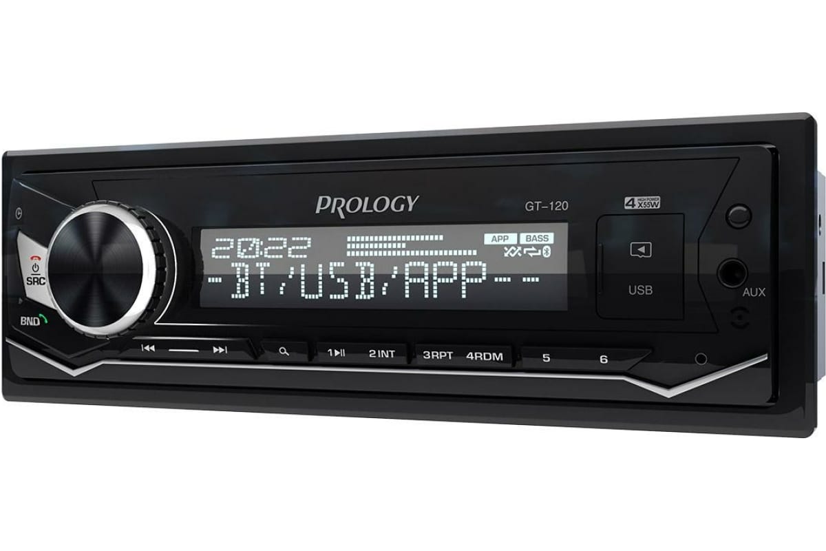 картинка Автомагнитола Prology GT-120 1DIN 4x55Вт от магазина бытовой техники и электроники «Тантал»